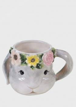 Набор из 4 чайных чашек в форме кролика Certified International Милый кролик 530мл, фото