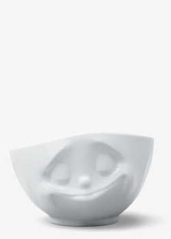 Белая пиала Tassen (58 Products) Emotions Happy 500мл из фарфора, фото