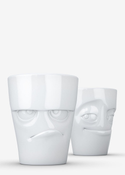 Набір із двох чашок Tassen (58 Products) Emotions Grumpy and Impish 350мл, фото