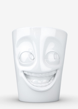 Біла чашка Tassen (58 Products) Emotions Joking 350мл, фото
