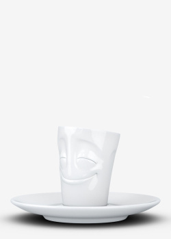Чашка для еспресо Tassen (58 Products) Emotions Cheery з блюдцем, фото
