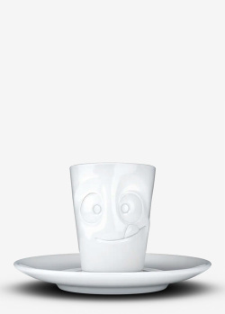Чашка із блюдцем Tassen (58 Products) Emotions Lecker 80мл, фото