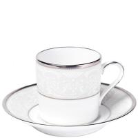 Фарфоровая чашка Noritake Silver Palace для кофе 125мл, фото