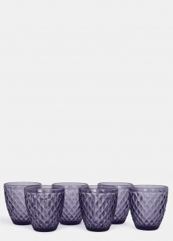 Набір з 6-ти склянок Maison Toscana 250мл фіолетового кольору, фото