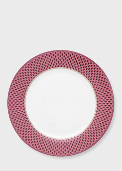 Обеденная тарелка Pip Studio Flower Festival Dark Pink 26,5см, фото