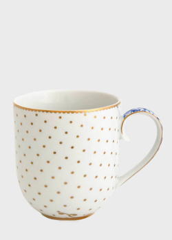 Белая чашка с ручной росписью Pip Studio Royal White 260мл, фото