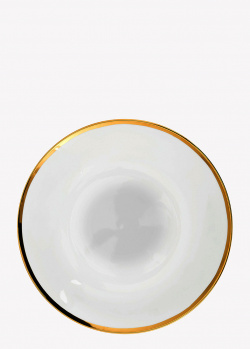 Тарелка для пасты vtwonen Gold 25,5см из фарфора, фото