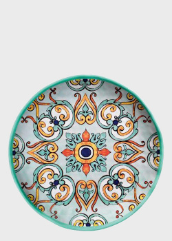 Набор из 6-ти обеденных тарелок с ярким узором Brandani Medicea 26,5см, фото