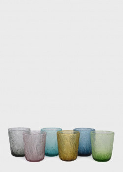 Набір різнокольорових склянок Maison Montego 6шт 300мл, фото