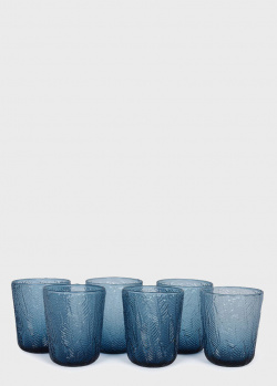 Набір синіх склянок Maison Montego 6шт 300мл, фото