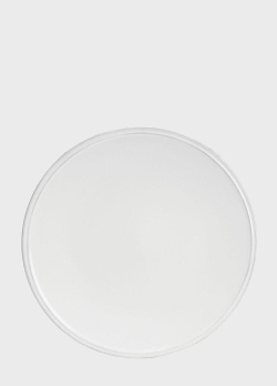 Белая обеденная тарелка Costa Nova Friso 28см, фото
