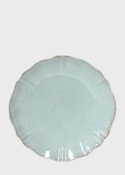 Обеденная тарелка бирюзового цвета Costa Nova Alentejo 27см, фото