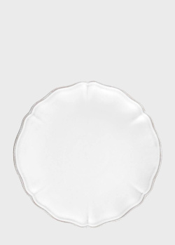 Салатная белая тарелка Costa Nova Alentejo 21,4см, фото