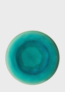 Салатная тарелка бирюзового цвета Costa Nova Riviera 21,6см, фото