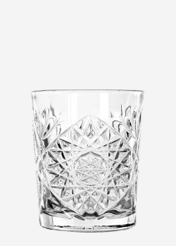 Набір склянок для віскі Libbey Leerdam Hobstar з граненим малюнком 350мл 12шт, фото