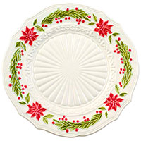 Керамическая тарелка Bordallo Pinheiro Рождество, фото