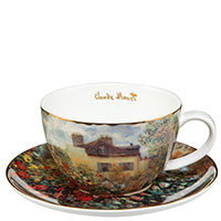 Чашка Goebe Будиночок художника із блюдцем 250мл, фото