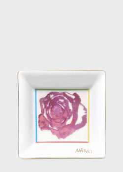Фарфоровое блюдце Goebel Artis Orbis Mara Rose 8,5х8,5см, фото