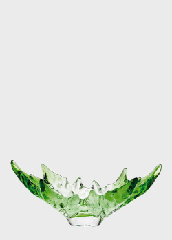 Ваза для фруктів Lalique Champs Elysees 46см зеленого кольору, фото