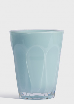 Склянка для води Baci Milano Aqua 12см блакитного кольору, фото