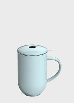 Чашка-заварник Loveramics Pro-tea 450мл блакитного кольору, фото