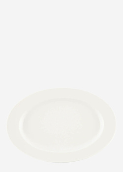 Фарфоровая тарелка Gural Delta 34см белого цвета, фото