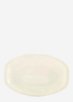 Белая тарелка Gural Barcelona 29см овальной формы, фото