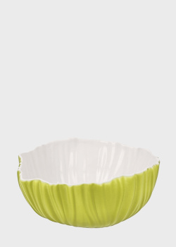 Фарфоровая пиала салатового цвета Goebel Color Spirulina 16х13,5см, фото