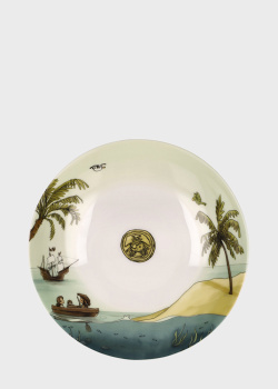 Супова тарілка з тонкої порцеляни Goebel Anouk Treasure Hunt 21см, фото