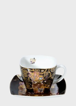 Чашка с блюдцем Goebel Artis Orbis Gustav Klimt Fulfilment 250мл, фото