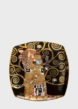 Тарелка десертная Goebel Artis Orbis Gustav Klimt Fulfilment 21х21см, фото