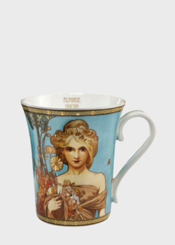 Чашка Goebel Artis Orbis Alphonse Mucha Spring 1900 400мл, фото
