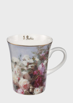 Чашка Goebel Artis Orbis Jean Baptiste Robie Still Life With Flowers 400мл, фото