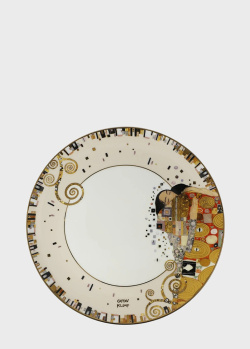 Фарфоровая тарелка Goebel Artis Orbis Gustav Klimt Fulfillment 23см, фото