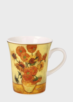 Фарфоровая чашка Goebel Artis Orbis Vincent van Gogh Sunflowers 400мл, фото