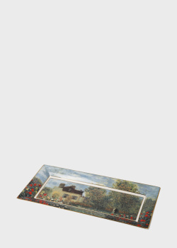 Блюдо фарфоровое Goebel Artis Orbis Claude Monet The Artists House 24x12см, фото