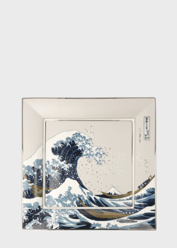 Блюдо Goebel Artis Orbis Katsushika Hokusai The Great Wave 30х30см, фото