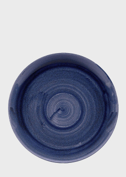 Тарілка порцелянова Churchill Stonecast Patina Cobalt Blue 28,8см, фото