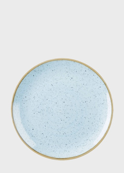 Тарелка из фарфора Churchill Stonecast Duck Egg Blue 21,7см, фото