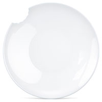 Набор фарфоровых тарелок Tassen (58 Products) With bite 24см из 2 штук, фото