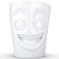 Порцелянова чашка Tassen (58 Products) Joking білого кольору, фото