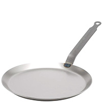Сковорода для млинців De Buyer Carbone Plus 24см із білої сталі, фото